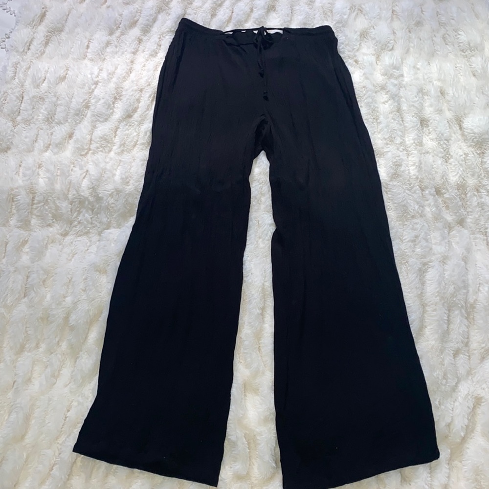 Women’s Black Wide Length Pant